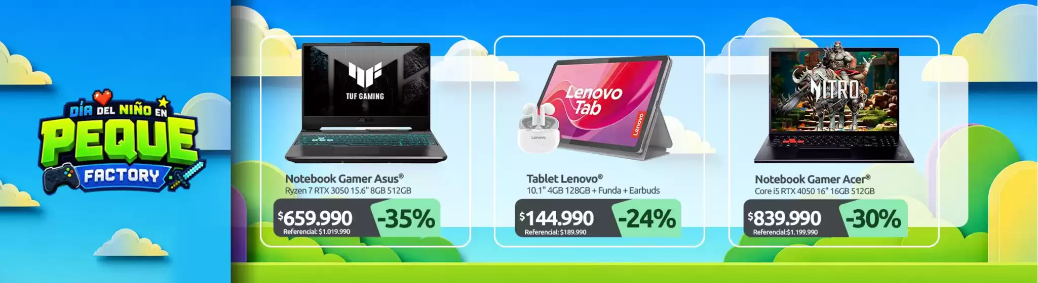 Catálogo PC Factory en San Clemente | Gran variedad de ofertas | 2026-08-05T00:00:00.000Z - 2026-08-19T00:00:00.000Z