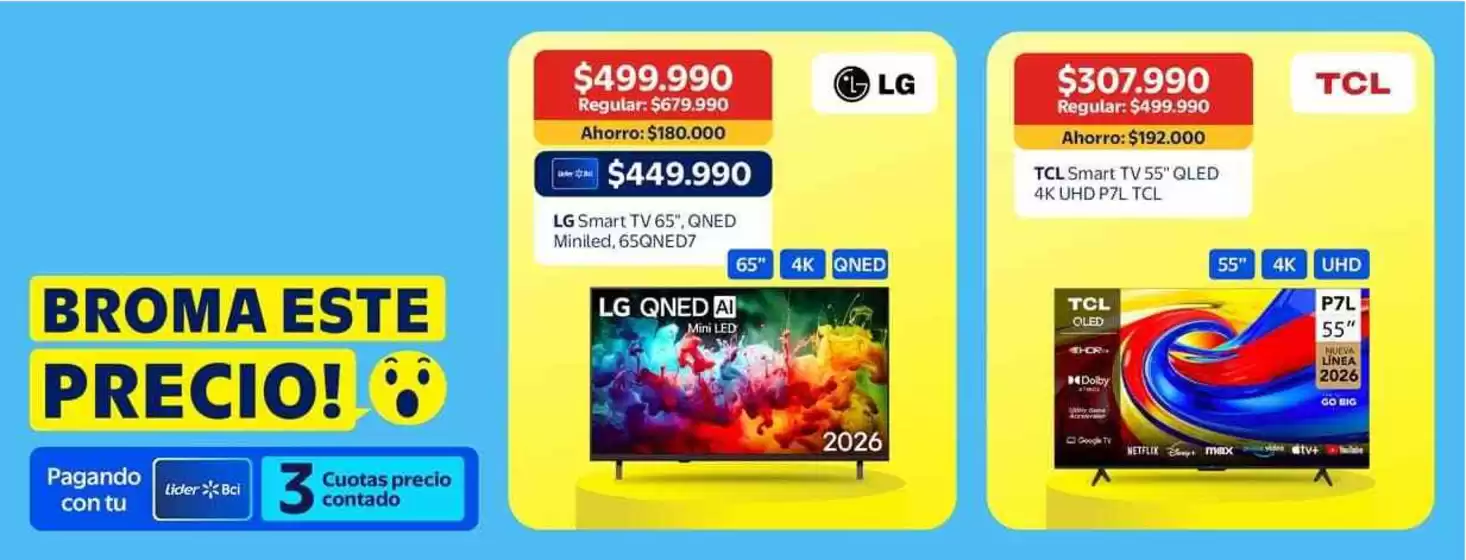Catálogo Lider en Olivar | Ofertas y promociones actuales | 2026-08-05T00:00:00.000Z - 2026-08-19T00:00:00.000Z