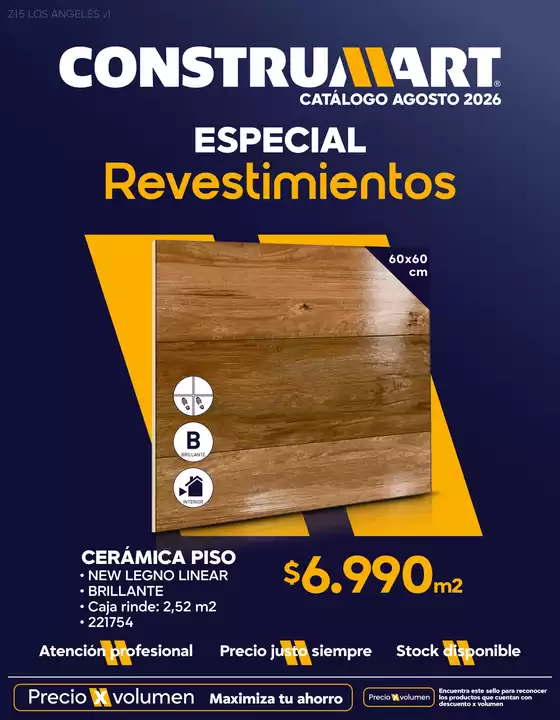Catálogo Construmart | Z6 la serena | 2026-08-01T00:00:00.000Z - 2026-08-31T00:00:00.000Z