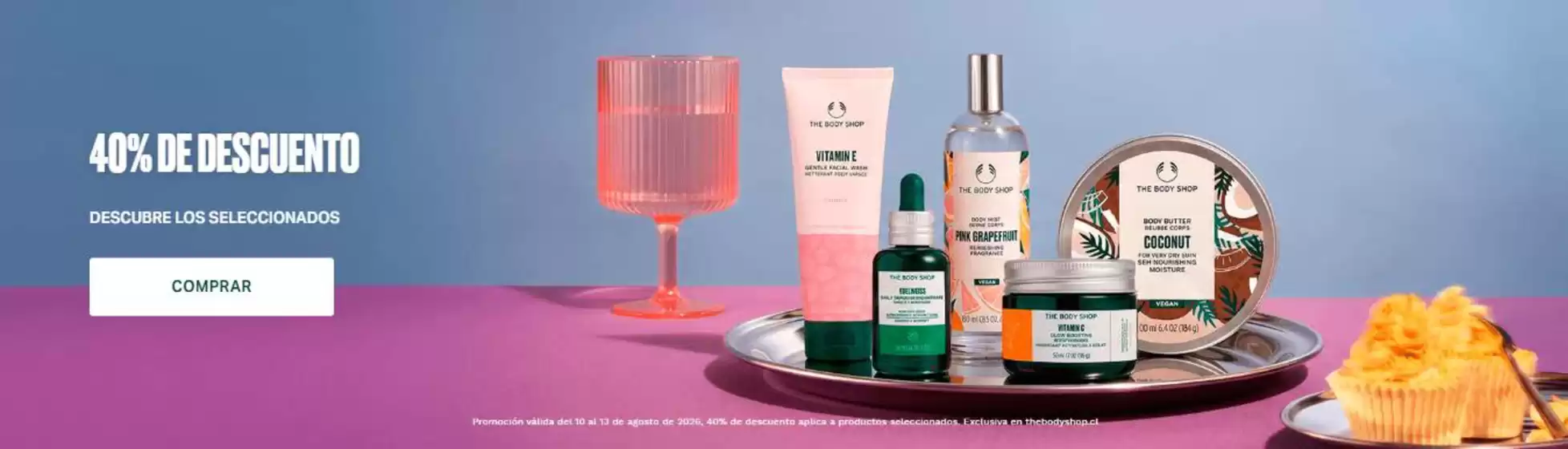 Catálogo The Body Shop en Santiago | 40% de descuento! | 2026-08-11T00:00:00.000Z - 2026-08-13T00:00:00.000Z