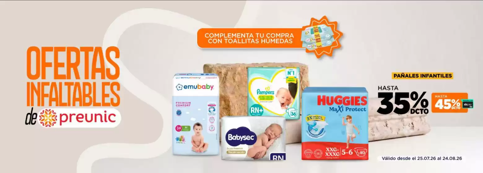 Catálogo PreUnic | Hasta 35% dcto. | 2026-08-12T00:00:00.000Z - 2026-08-24T00:00:00.000Z