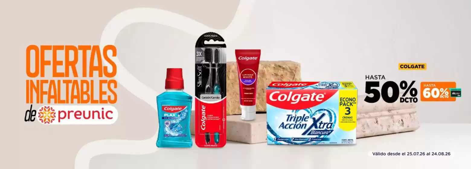 Catálogo PreUnic | Hasta 50% dcto. | 2026-08-12T00:00:00.000Z - 2026-08-24T00:00:00.000Z