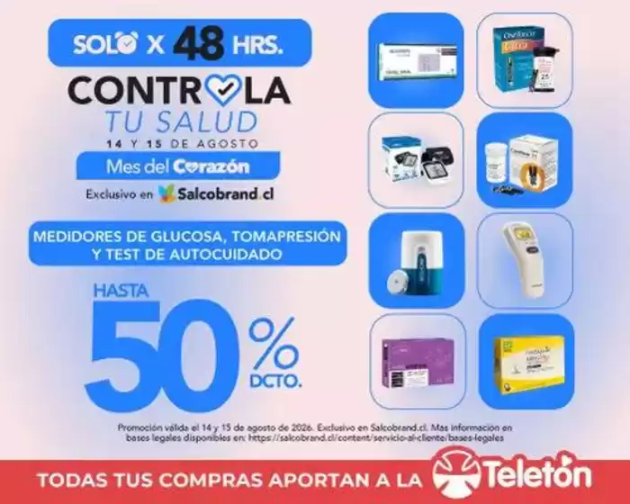Catálogo Salcobrand en Los Lagos | Ofertas principales y descuentos | 2026-08-14T00:00:00.000Z - 2026-08-28T00:00:00.000Z