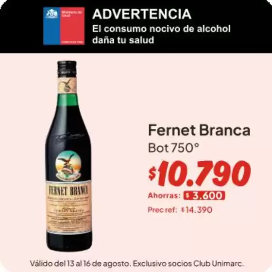Catálogo Unimarc | Excelente oferta para cazadores de gangas | 2026-08-14T00:00:00.000Z - 2026-08-28T00:00:00.000Z