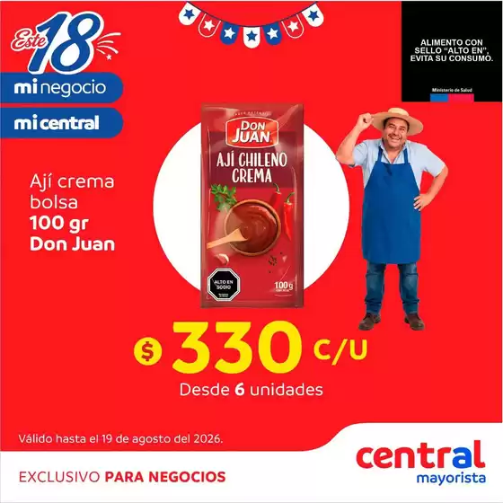 Catálogo Central Mayorista en Maipú | Gangas y ofertas actuales | 2026-08-15T00:00:00.000Z - 2026-08-29T00:00:00.000Z