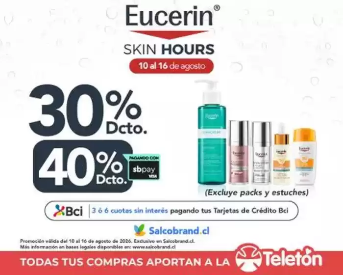 Catálogo Salcobrand en Quinta Normal | Grandes descuentos en productos seleccionados | 2026-08-16T00:00:00.000Z - 2026-08-30T00:00:00.000Z