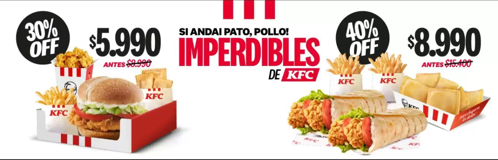 Catálogo KFC | 30-40% Off! | 2026-08-17T00:00:00.000Z - 2026-09-20T00:00:00.000Z