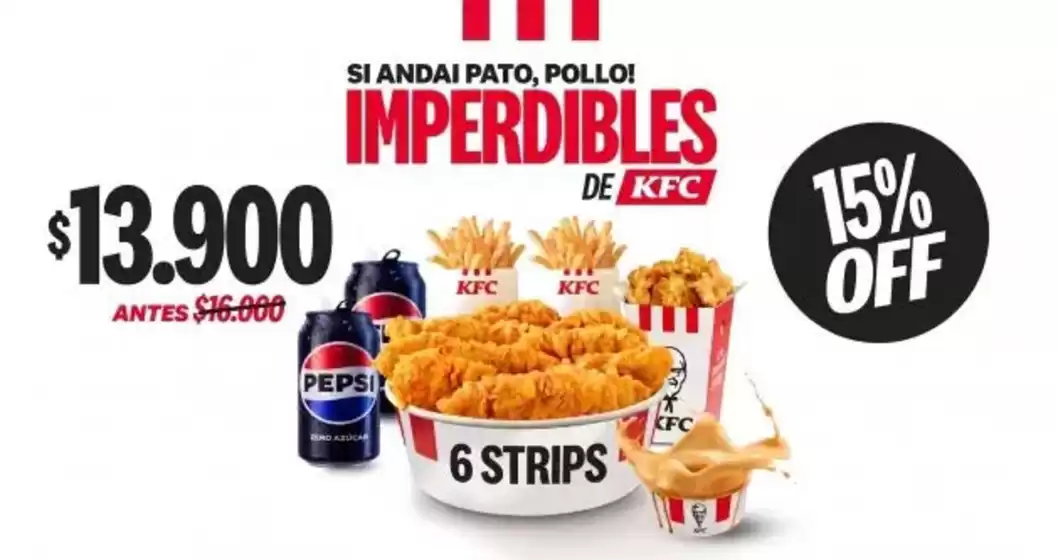 Catálogo KFC | 15% Off! | 2026-08-17T00:00:00.000Z - 2026-09-20T00:00:00.000Z