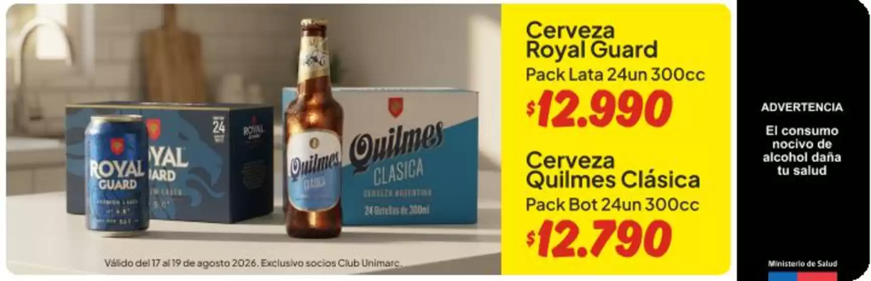 Catálogo Unimarc | Descubre ofertas atractivas | 2026-08-17T00:00:00.000Z - 2026-08-31T00:00:00.000Z
