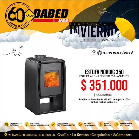 Catálogo Dabed | Gangas y ofertas actuales | 2026-08-20T00:00:00.000Z - 2026-09-03T00:00:00.000Z
