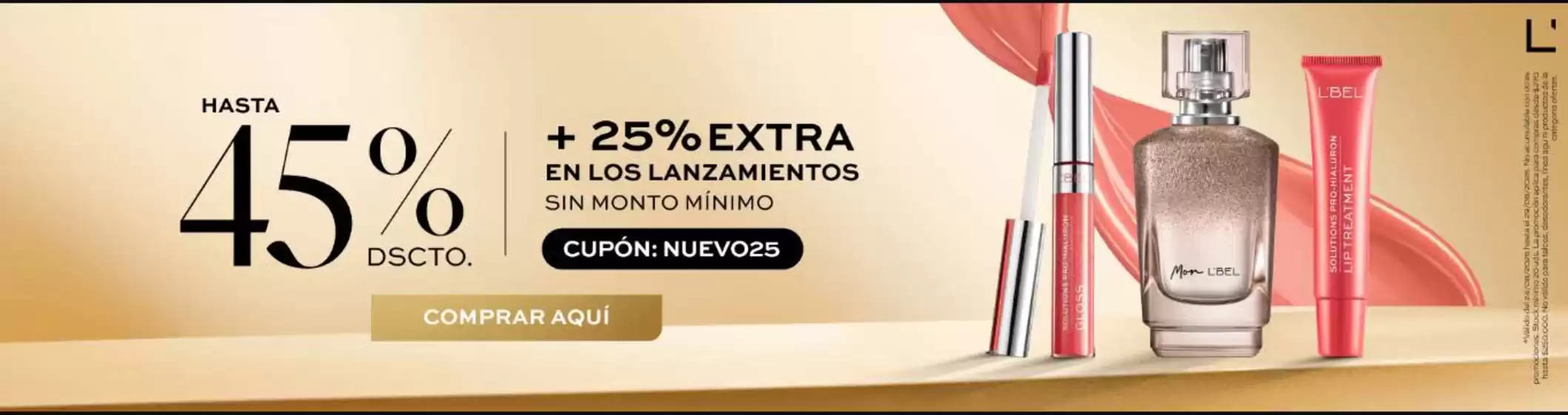 Catálogo L'Bel en Conchalí | Hasta 45% dScto. | 2026-08-26T00:00:00.000Z - 2026-08-29T00:00:00.000Z