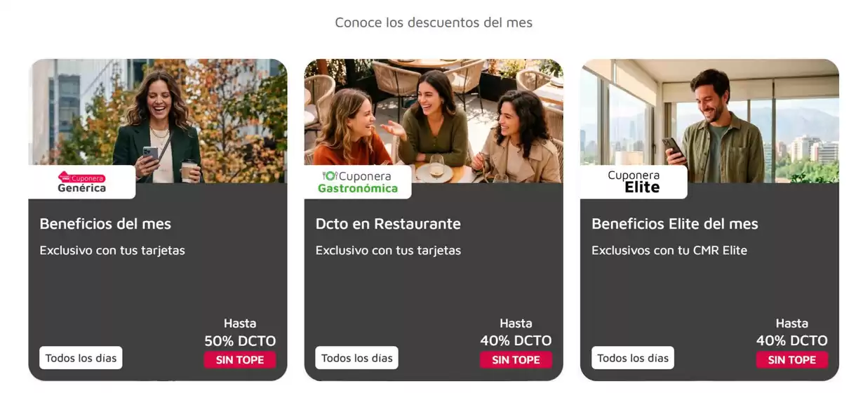 Catálogo Banco Falabella | 40-50% dcto! | 2026-08-27T00:00:00.000Z - 2026-08-31T00:00:00.000Z
