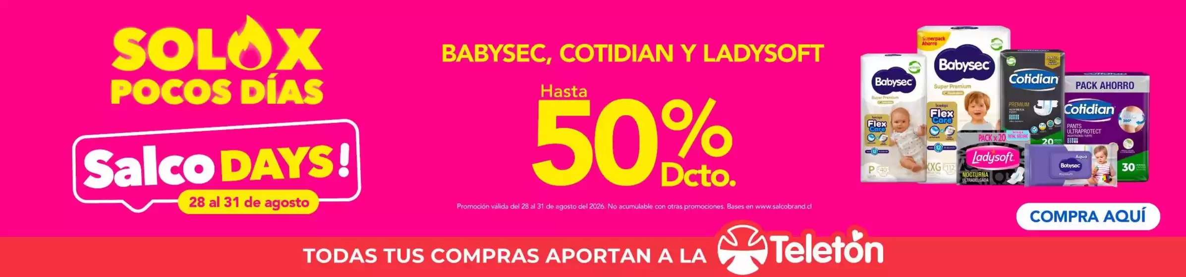 Catálogo Salcobrand en Dalcahue | Ofertas Salcobrand | 2026-08-31T00:00:00.000Z - 2026-09-14T00:00:00.000Z