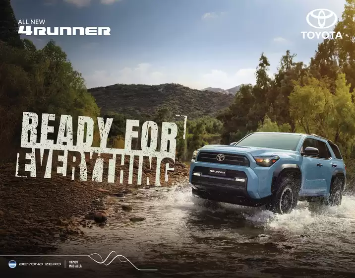 Catálogo Toyota en Dalcahue | FT 4Runner | 2026-01-01T00:00:00.000Z - 2026-12-31T00:00:00.000Z