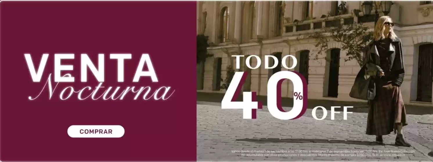 Catálogo Azaleia | Todo 40% Off! | 2026-09-02T00:00:00.000Z - 2026-09-02T00:00:00.000Z