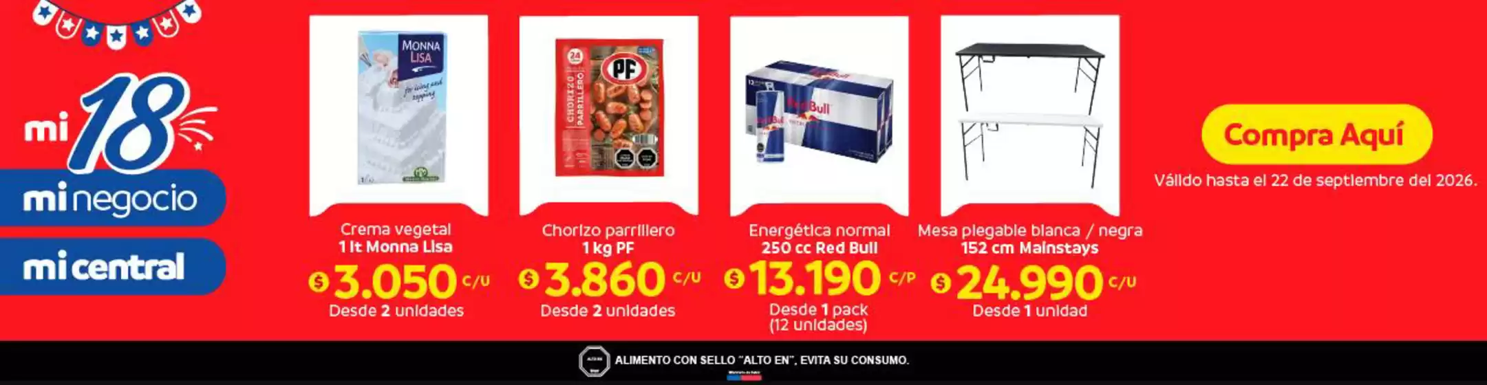 Catálogo Central Mayorista | Ofertas exclusivos! | 2026-09-04T00:00:00.000Z - 2026-09-22T00:00:00.000Z