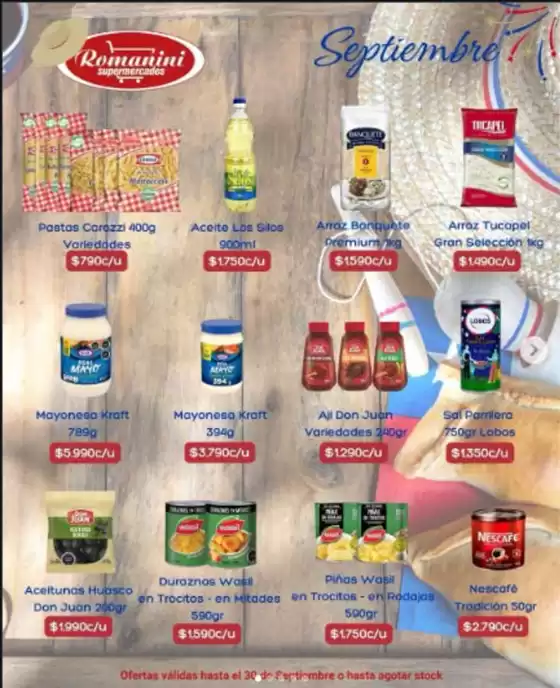 Catálogo Supermercados Romanini | Ofertas exclusivos! | 2026-09-04T00:00:00.000Z - 2026-09-30T00:00:00.000Z