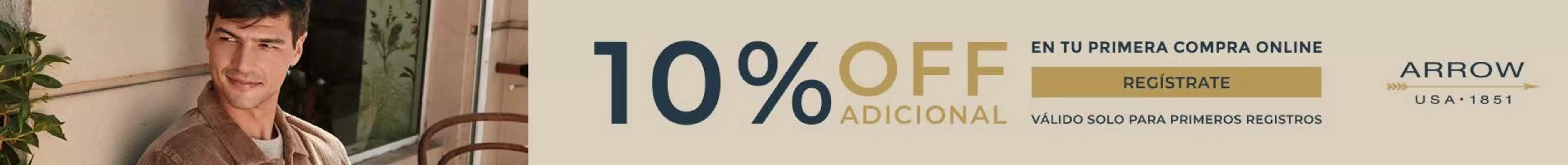 Catálogo Arrow | En tu primera compra 10% Off! | 2026-09-04T00:00:00.000Z - 2026-11-30T00:00:00.000Z