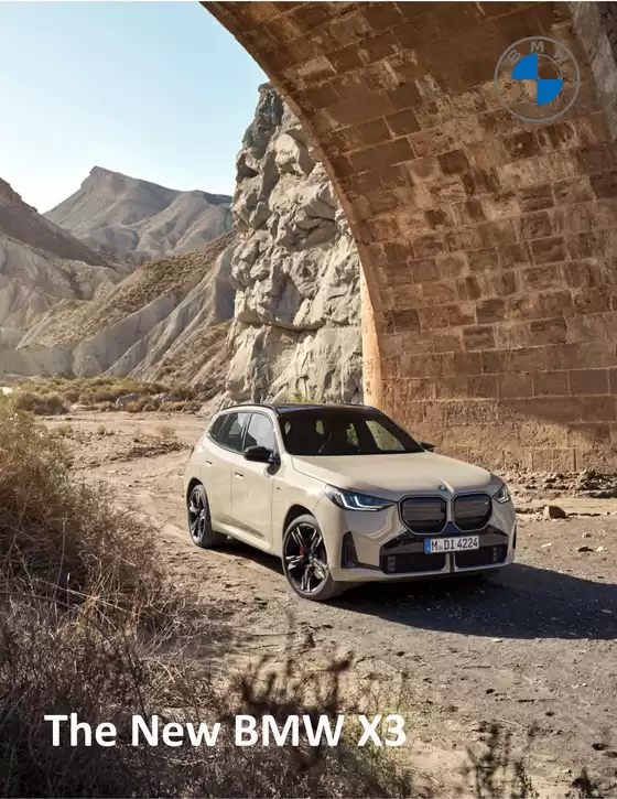 Catálogo BMW | Ficha técnica X3 M50 xDrive | 2026-09-04T00:00:00.000Z - 2026-09-18T00:00:00.000Z