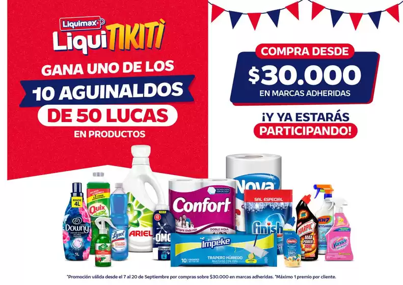 Catálogo Liquimax en Antofagasta | Excelente oferta para todos los clientes | 2026-09-07T00:00:00.000Z - 2026-09-20T00:00:00.000Z