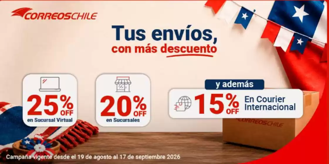 Catálogo Correos | 15-25% rabatt! | 2026-09-10T00:00:00.000Z - 2026-09-17T00:00:00.000Z