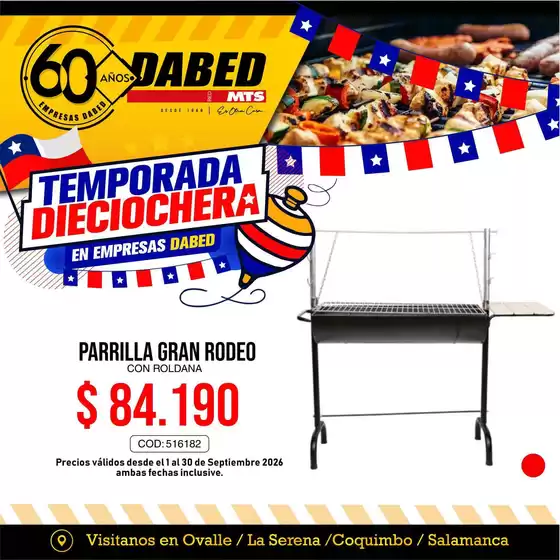Catálogo Dabed | Ofertas y gangas exclusivas | 2026-09-01T00:00:00.000Z - 2026-09-30T00:00:00.000Z