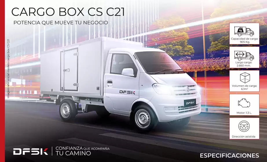 Catálogo Derco | DFSK CARGO BOX - Precio y Versiones Derco | 2026-01-01T00:00:00.000Z - 2026-12-31T00:00:00.000Z