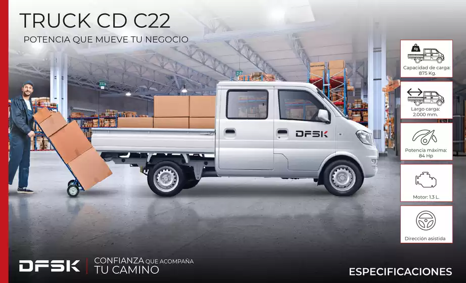 Catálogo Derco | DFSK TRUCK DC - Precio y Versiones Derco | 2026-01-01T00:00:00.000Z - 2026-12-31T00:00:00.000Z