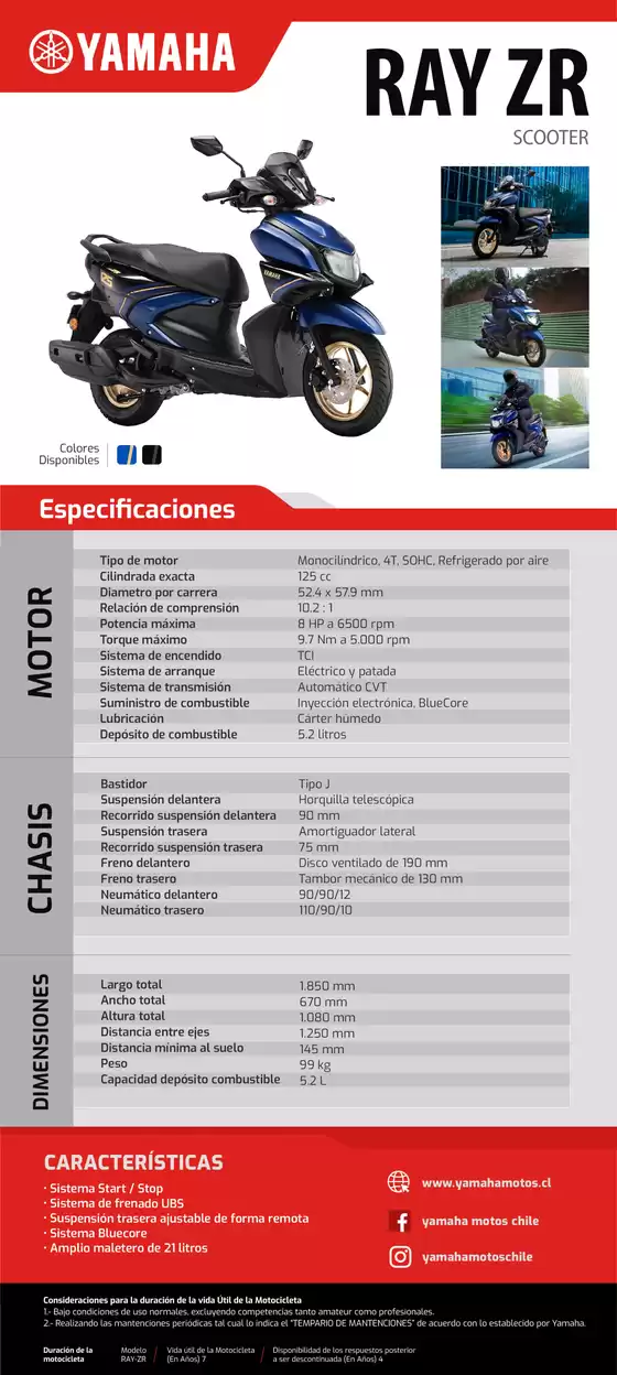 Catálogo Yamaha en Los Andes | CIGNUS RAY ZR | 2026-09-15T00:00:00.000Z - 2026-09-29T00:00:00.000Z