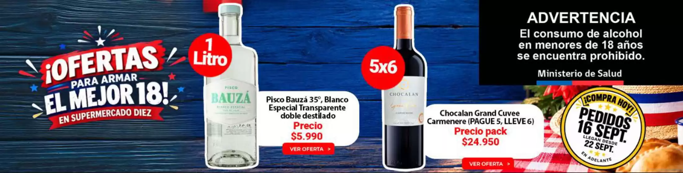 Catálogo Supermercado Diez en Coquimbo | Ofertas exclusivos! | 2026-09-17T00:00:00.000Z - 2026-09-30T00:00:00.000Z