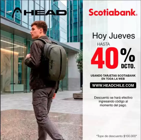 Catálogo Head en Pedro Aguirre Cerda | Hasta 40% dcto. | 2026-09-17T00:00:00.000Z - 2026-09-30T00:00:00.000Z