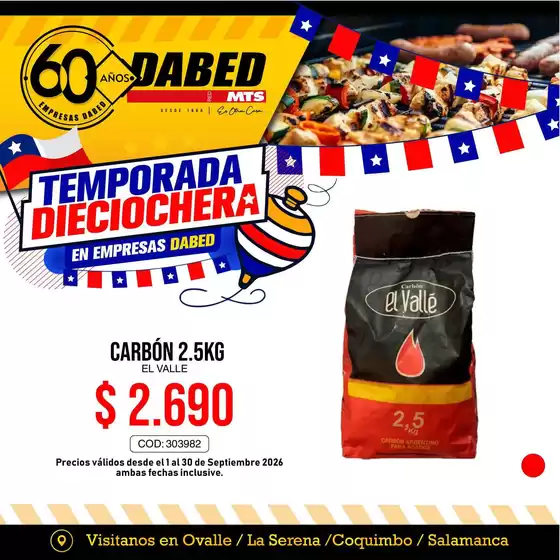 Catálogo Dabed | Grandes descuentos en productos seleccionados | 2026-09-01T00:00:00.000Z - 2026-09-30T00:00:00.000Z