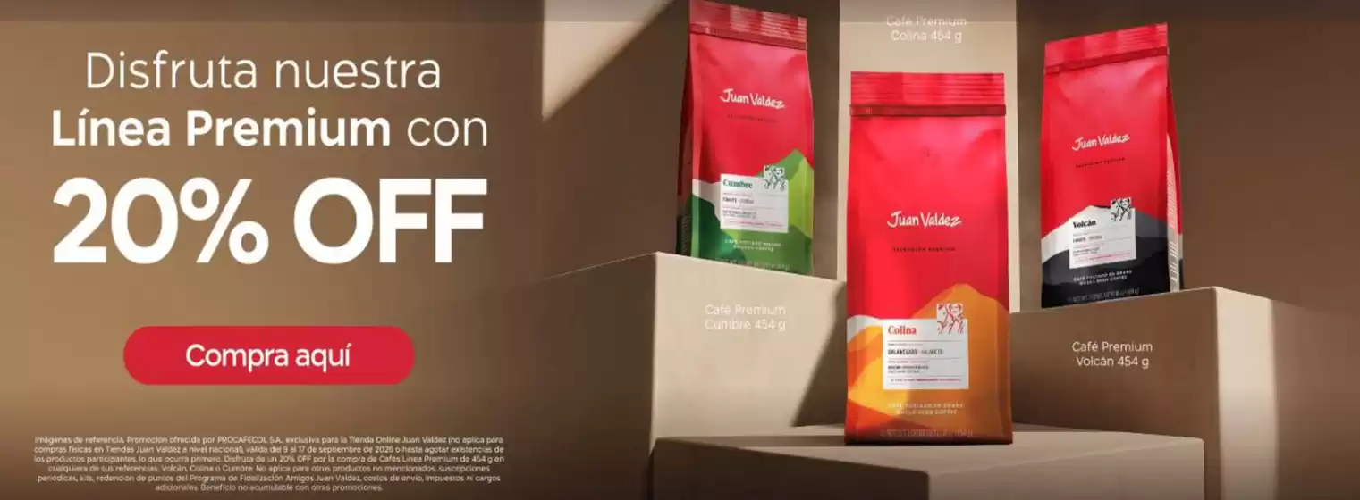 Catálogo Juan Valdez Café | 20% Off! | 2026-09-18T00:00:00.000Z - 2026-09-30T00:00:00.000Z