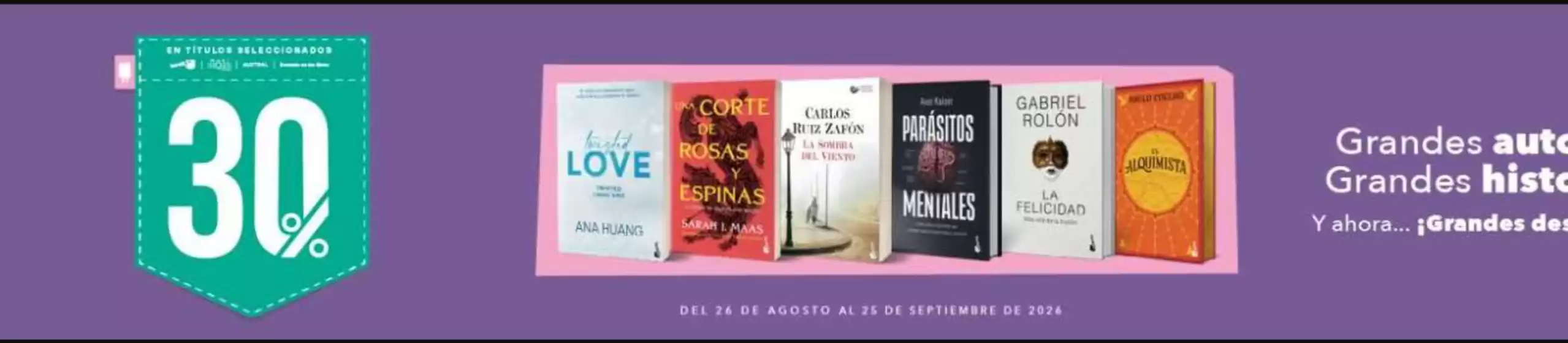 Catálogo Feria Chilena del Libro | 30% dcto! | 2026-09-21T00:00:00.000Z - 2026-09-25T00:00:00.000Z