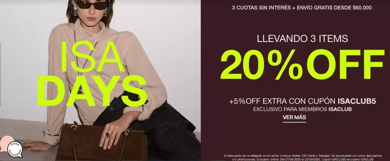 Catálogo Isadora | 20-40% Off! | 2026-09-22T00:00:00.000Z - 2026-09-23T00:00:00.000Z