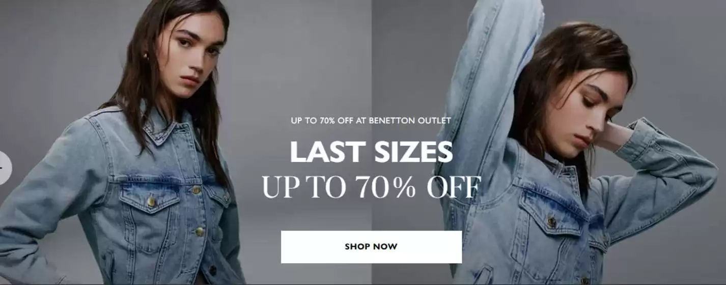 Catálogo United Colors of Benetton en San Ramón | Up to 70% Off! | 2026-09-22T00:00:00.000Z - 2026-10-06T00:00:00.000Z