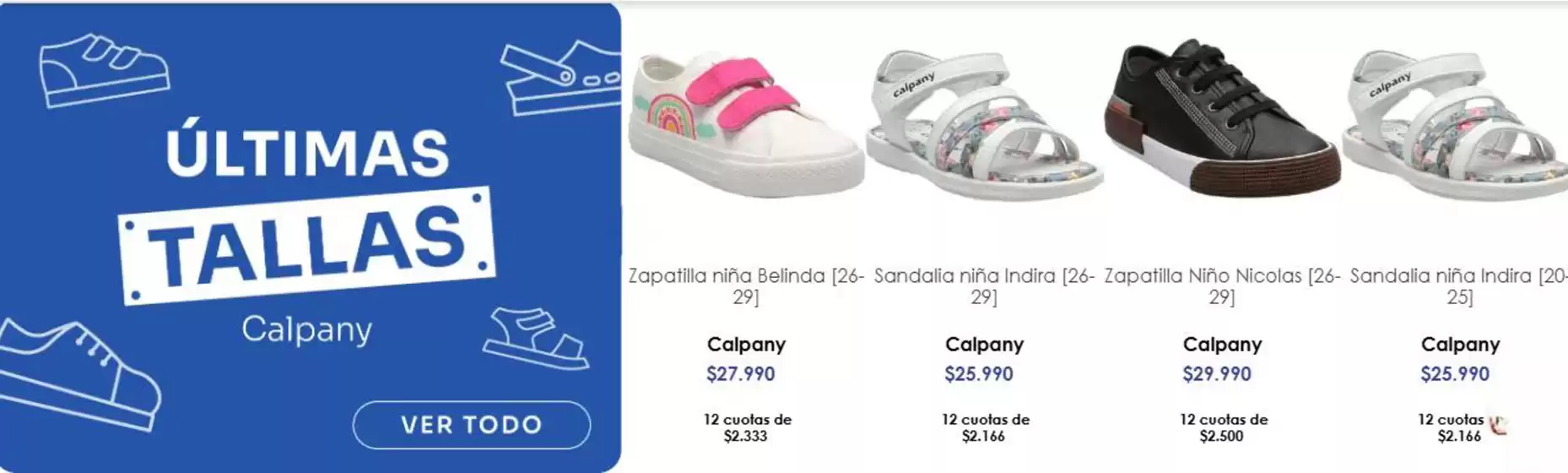 Catálogo Calpany | Ultimas tallas! | 2026-09-23T00:00:00.000Z - 2026-09-30T00:00:00.000Z
