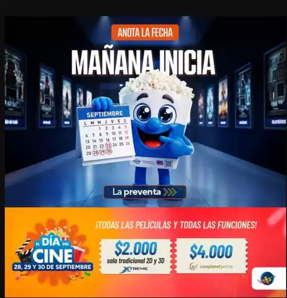 Catálogo Cineplanet | Ofertas promocional! | 2026-09-23T00:00:00.000Z - 2026-09-30T00:00:00.000Z