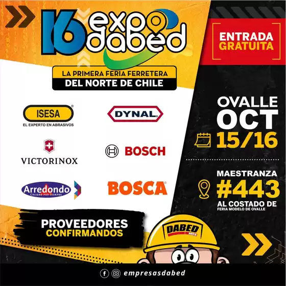 Catálogo Dabed | Ofertas y promociones actuales | 2026-10-15T00:00:00.000Z - 2026-10-16T00:00:00.000Z