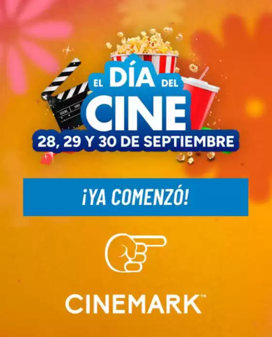 Catálogo Cinemark | Promociones! | 2026-09-28T00:00:00.000Z - 2026-09-30T00:00:00.000Z