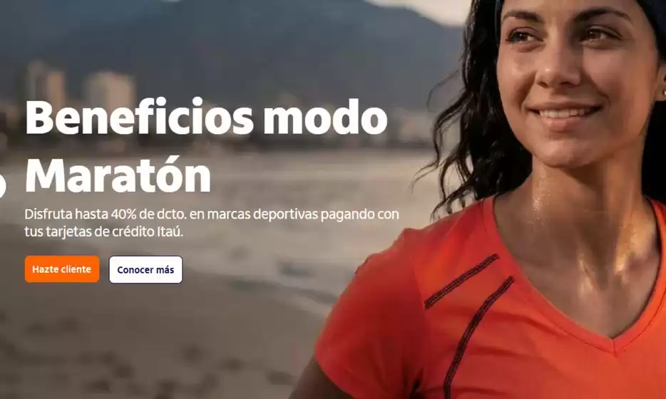 Catálogo Banco Itaú en Chicureo | Beneficios modo Maraton | 2026-09-30T00:00:00.000Z - 2026-10-20T00:00:00.000Z