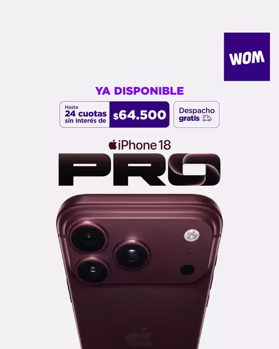 Catálogo WOM en San José de Maipo | Ofertas promocional! | 2026-10-02T00:00:00.000Z - 2026-11-01T00:00:00.000Z