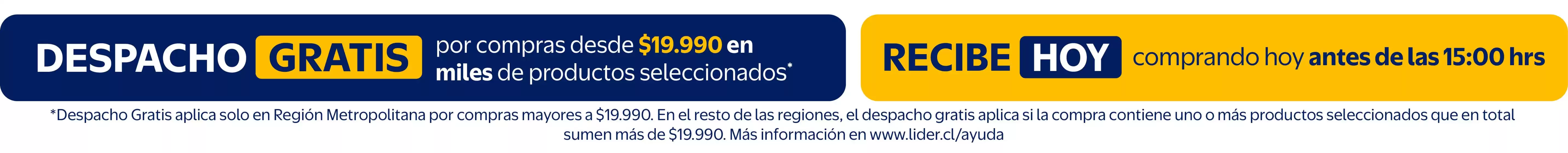 Catálogo Lider | Ofertas y gangas exclusivas | 2026-10-06T00:00:00.000Z - 2026-10-20T00:00:00.000Z