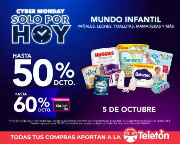 Catálogo Salcobrand en Lebu | Gangas y ofertas actuales | 2026-10-06T00:00:00.000Z - 2026-10-20T00:00:00.000Z