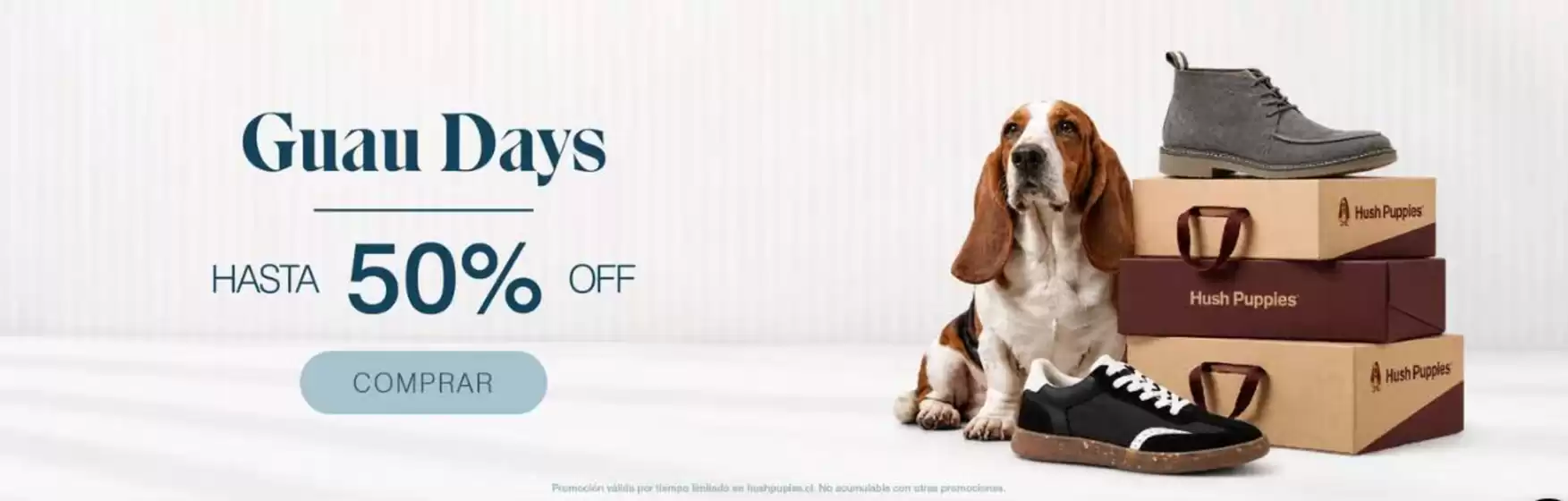 Catálogo Hush Puppies | Hasta 50% Off! | 2026-10-09T00:00:00.000Z - 2026-10-23T00:00:00.000Z