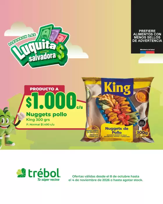 Catálogo Supermercado El Trébol | Promociones! | 2026-10-09T00:00:00.000Z - 2026-11-04T00:00:00.000Z