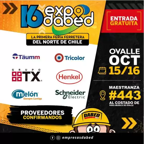 Catálogo Dabed | Ofertas exclusivas para nuestros clientes | 2026-10-15T00:00:00.000Z - 2026-10-16T00:00:00.000Z
