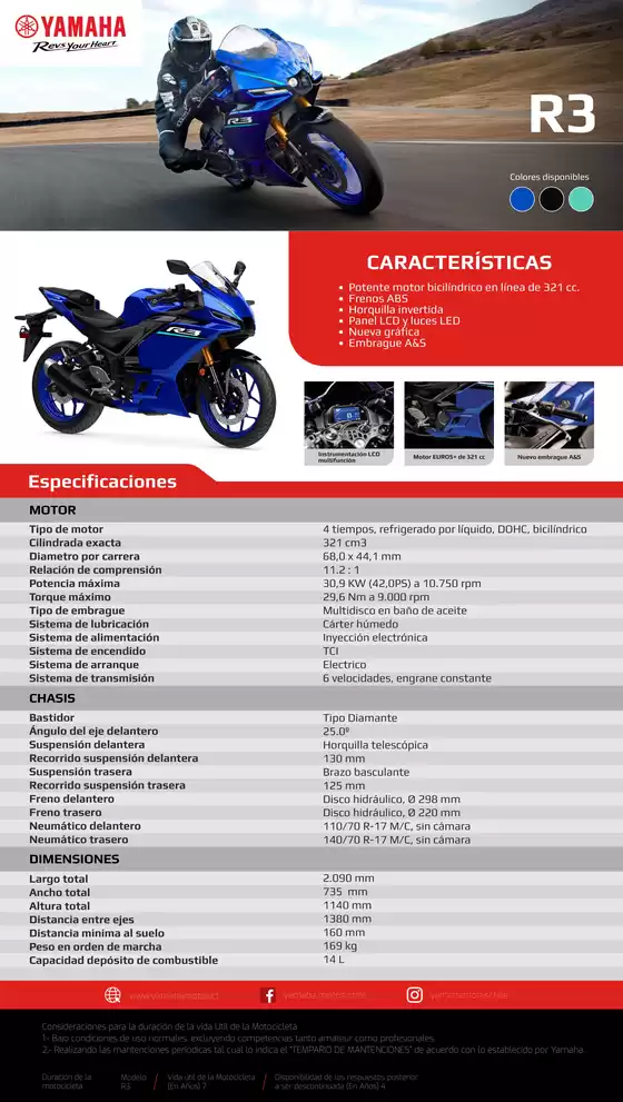 Catálogo Yamaha en Puqueldon | R3 | 2026-10-15T00:00:00.000Z - 2026-10-29T00:00:00.000Z