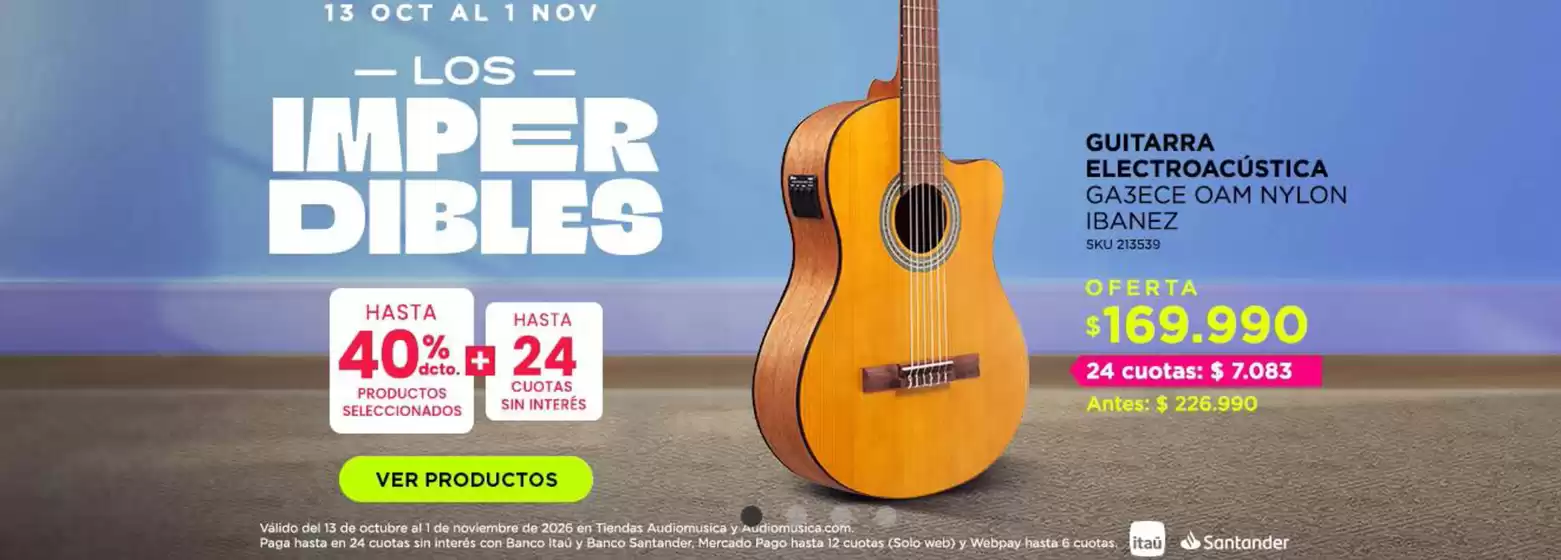 Catálogo Audiomusica en Achao | Ofertas | 2026-10-19T00:00:00.000Z - 2026-11-01T00:00:00.000Z