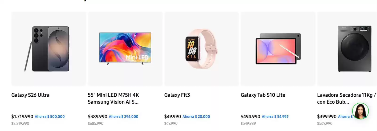 Catálogo Samsung | Ofertas | 2026-10-19T00:00:00.000Z - 2026-11-08T00:00:00.000Z
